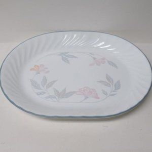 Corning Corelle Pink Trio 12 Inch Oval Serving or Meat Platter